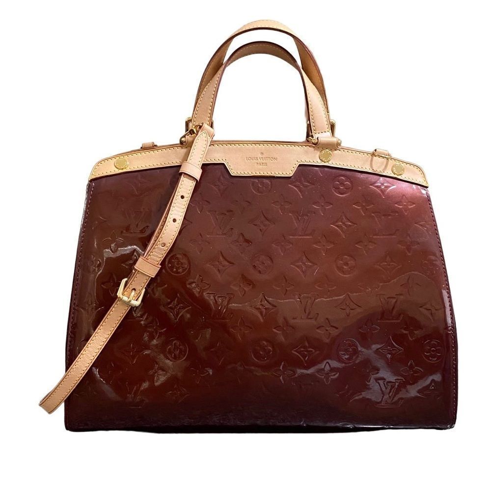 BEAUTIFUL LOUIS VUITTON Vernis Brea 2Way GM Bag 💼 Purple - Picture 3 of 17